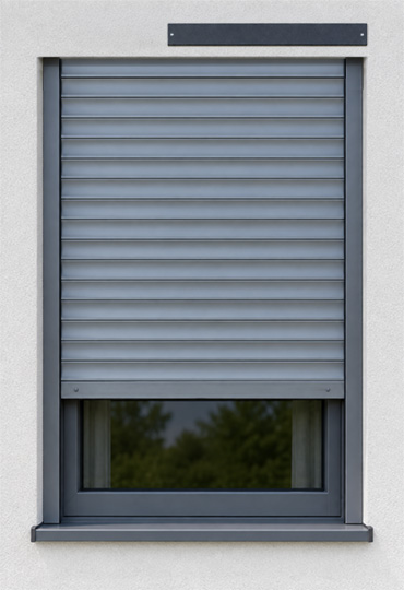 Detaily Salvis Solar roller shutters for exterior use
